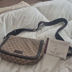 Gucci Brown Messenger Bag